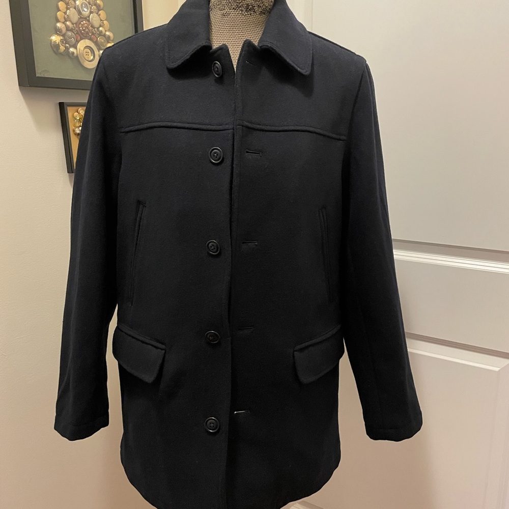 J. Crew University Jacket Used Good Condition size Small Navy